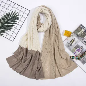 새로운 디자인 소프트 터치 뜨개질 여성 겨울 따뜻한 캐시미어 shawls 스카프