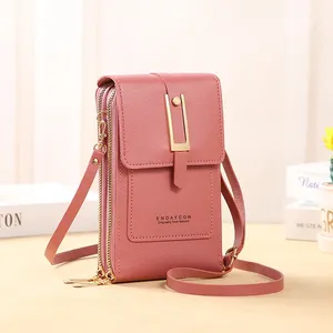 Touch Screen Cell <b>Phone</b> Women Bags Soft Leather Wallets Hand <b>Purses</b> <b>Crossbody</b> Bags for Women Small Handbag Cheap Women's Bags - Product Image 2