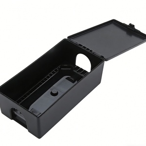 Station d'appât anti-rongeurs en plastique noir verrouillable, boîte à appât anti-effraction pour rats, contrôle des rats en extérieur - Product Image 3
