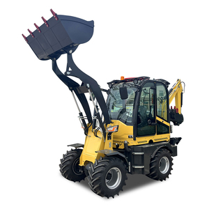 Chargeuse-pelleteuse sur pneus 4x4 diesel, directement de l'usine Bachoe, avec godet, capacité 1-5 tonnes, bon prix - Product Image 1