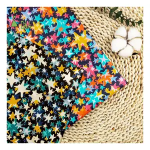 Estrela de algodão macio impresso tecidos liberdade Tana gramado 100% algodão tecido para roupas infantis
