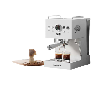 Machine à expresso semi-automatique avec tête d'extraction commerciale de 58 mm et mousseur à lait pour la maison et les petits cafés - Product Image 5