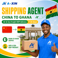 Ghana Spediteur für Konsolidierte See- und Luftfracht aus China mit Tür-zu-Tür-Service