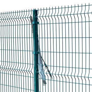 Panneau de clôture de jardin en fil de fer barbelé courbé 3D de haute qualité, recouvert de PVC - Product Image 1