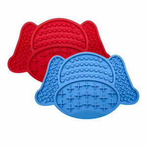 <b>Slow</b> <b>Feeder</b> Silicone Dog Lick Pad Plate With Suction Cup Cute Pet Lick Mat Bowl - Product Image 4