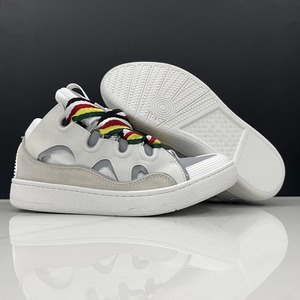 Premium Genuine Leather Platform Men's Retro Summer Sneakers Breathable Lightweight Anti-Slip Casual Walking <b>Shoes</b> Stylish - Product Image 4