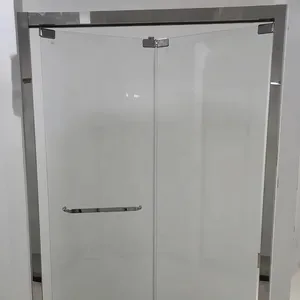 curved folding doors automatic small folding door aluminium and SS profileing for glass shower room