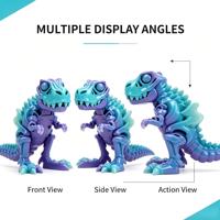 WEIMEI Figura Coleccionable de Tiranosaurio Rex con Articulaciones Móviles, Hecha a Medida, con Gradiente de Color, Esqueleto de Dinosaurio de Resina ABS, Escala 1/6