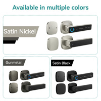 Cerradura Inteligente con Huella Dactilar SJJ, TTLock, Aplicación Tuya, Teclado Táctil, Tarjeta RFID, Entrada sin Llave, Puerta de Aluminio, Nube, Apartamento, Hotel