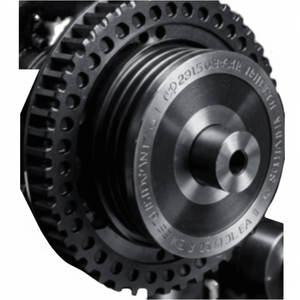 Poulie de distribution en fer STS14M avec noyau d'engrenage pour ensembles de moteurs pas à pas robotiques - Product Image 1