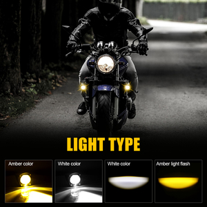 LOYO New Desinge Auxiliary Fog Led Spot Light 60W Mini Driving Light Dual Color For BMW For <span class=keywords><strong>Harley</strong></span> <span class=keywords><strong>Moto</strong></span> Universal - Product Image 3