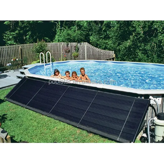 Copri riscaldatore solare universale personalizzabile da 20 piedi per piscine fuori terra attrezzature per doccia solare per uso piscina in materiale PE