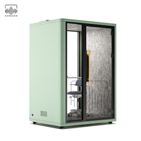 Gousses de bureau de travail cabine silencieuse maison de conteneur modulaire maison de cabine de bureau à domicile