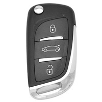 NB11-3 Télécommande multifonction durable 315/433 MHz 3 boutons Clé universelle Série NB Clé de voiture KEYDIY pour KD900 KD900+ URG200+