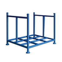 Gestion d'entrepôt Stockage pliable de palettes empilables Porte-pneus d'entrepôt