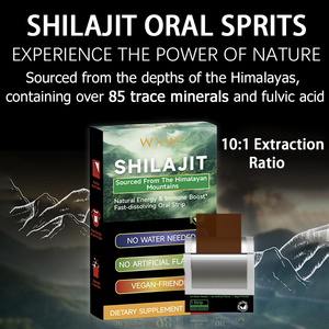 Tiras de Shilajit del Himalaya de Marca Privada OEM, Impulso de Energía Natural Pura, Tiras Multivitamínicas Naturales Veganas Originales, Suplemento - Product Image 3