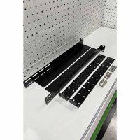 Rail d'étagère universel 1U à 4 poteaux, montage en Rack réglable, Rails d'étagère de serveur