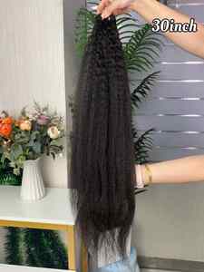 ผมแท้เปรูแบบตรงหยักศก 9A เกรด Remy  แบบเป็นมัด 100% ผมเวอร์จิน ความยาว 10"-30" สำหรับต่อผม - Product Image 1