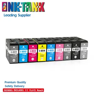 Inkttank T8511 T8512 T8513 T8514 T8515 T8516 T8517 T8518 T8519 Premium Kleur Compatibele Inkjet Inktcartridge Voor Epson P808