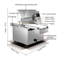 Nouvelle machine de remplissage automatique de cupcakes Vansenk 2,5 kW pour boulangerie, haute productivité, 220 V, garantie 1 an, lait, farine, œufs, maïs, eau