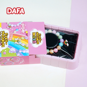 Cuentas <span class=keywords><strong>el</strong></span>ásticas DIY para joyería para niñas, pulsera de dibujos animados de princesa, caja ciega y taza para galletas de Chocolate - Product Image 2