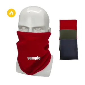 Custom Logo windproof tube scarfing Face fleece neck cover for winter neck warmer gaiter Neckwear Tube Scarf outdoor hiking