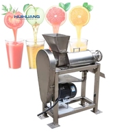 Extracteur à vis motorisé 0,5T/heure et presse à froid industrielle pour jus de fruits et légumes 380V 4kW