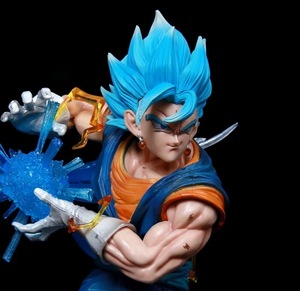 2025 Offre Spéciale 45cm Dragon DBZ Super Saiyan Vegetto avec lumière dessin animé Anime Statue PVC figurine Collection de poupée - Product Image 5