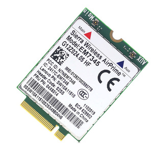 Módulo Sierra Wireless EM7345 4G LTE HSPA+ GPRS WWAN tarjeta NGFF - Product Image 2