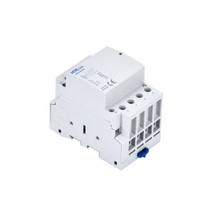 Contactores Modulares <span class=keywords><strong>de</strong></span> CA Trifásicos <span class=keywords><strong>de</strong></span> Diseño Profesional 4P 40A 63A 12V 24V con <span class=keywords><strong>Contactos</strong></span> <span class=keywords><strong>de</strong></span> Punto <span class=keywords><strong>de</strong></span> Plata, 100k Vidas Útiles Eléctricas, Montaje en Riel DIN - Product Image 2