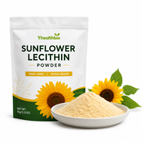Poudre de lécithine de tournesol de haute pureté, poudre de graines de tournesol saine, émulsifiant alimentaire multifonctionnel, stock important