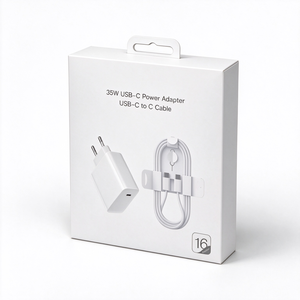 Chargeur mural PD Type C 35W pour iPhone 15 16 17 18, câble de charge Type-C, adaptateur secteur UE US UK, chargeur rapide pour iPhone - Product Image 4