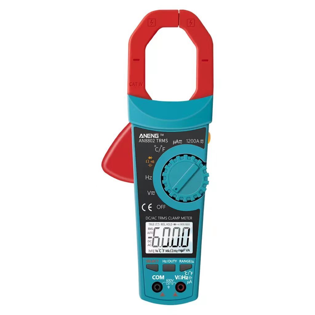ANENG AN8802 Digital Smart Multimetro True RMS Clamp Meters AC/DC Current Tester Electric Ampere Frequency Voltmeter 1200A Tool