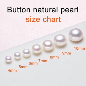 <span class=keywords><strong>Perles</strong></span> en vrac naturelles <span class=keywords><strong>d</strong></span>'<span class=keywords><strong>eau</strong></span> douce de qualité 4A 5A, à fort lustre, plates, en forme de bouton, de 3 à 13 mm, pour la fabrication de bijoux - Product Image 3