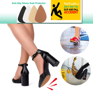 Poignées de chaussures sur le bas des chaussures en cuir Protecteurs de semelle antidérapants Coussinets Housse de semelle antidérapante Protecteur de talons hauts auto-adhésifs - Product Image 6