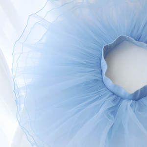 กระโปรงสีชมพูสำหรับเด็กวัยหัดเดินเด็กผู้หญิงกระโปรงตูตูตูตูตูตูตูตูสีชมพูสำหรับเด็กวัยหัดเดินกระโปรงบัลเล่ต์ผ้าทูลล์สำหรับเด็กกระโปรงบัลเลต์สีฟ้าสีดำ - Product Image 4