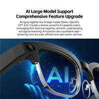 Lunettes intelligentes avec caméra 8MP, enregistrement vidéo, traduction IA, son surround, appels Bluetooth, transfert Wi-Fi, lunettes de soleil intelligentes IP66