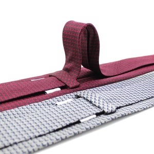 Venta al por mayor <span class=keywords><strong>de</strong></span> China, corbata personalizada estándar para hombre, bloques geométricos, tejido Jacquard, calidad, lujo, rojo, azul, corbata <span class=keywords><strong>de</strong></span> seda para hombre, Biblioteca - Product Image 4