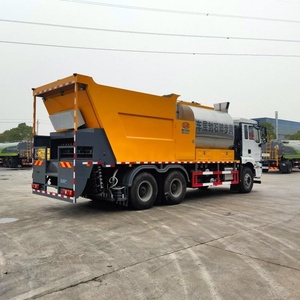 ขายตรงจากโรงงาน รถบรรทุก Shacman 6x4 ขนาด 6000 ลิตร สำหรับแอสฟัลต์ และ 8000 ลิตร สำหรับหิน รถเกลี่ยชิปซีลแบบซิงโครนัสสำหรับงานเกลี่ยกรวด - Product Image 4