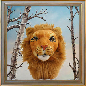 Mochila de Peluche con Cabeza de Oso Realista Unisex, Relleno de Algodón PP Súper Suave, Ajustable, para Uso Escolar (14+), Accesorios para Halloween - Product Image 3