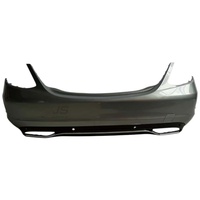 Pour Mercedes-Benz Classe C Ensemble de pare-chocs arrière W205 Kit arrière C180 Pare-chocs arrière C200 Protection inférieure Barre d'impact arrière Embout d'échappement OEM