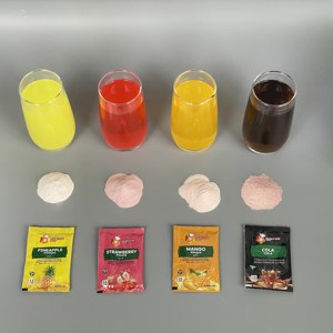 10g Polvo para Bebida Instantánea con Sabor a Frutas, Polvo de Zumo de Naranja, Piña, Plátano, Uvas, Fresa, Cajas, Bolsas, Venta al por Mayor - Product Image 4