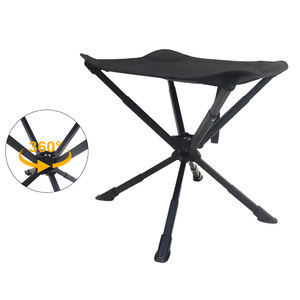 Portátil y Ligero 360 °   <span class=keywords><strong>Silla</strong></span> Plegable Giratoria para Camping, 3 Niveles de Ajuste de Longitud, <span class=keywords><strong>Silla</strong></span> para Senderismo y Excursionismo al Aire Libre - Product Image 5