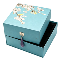 Boîte rigide pliable à couverture rigide, boîte cadeau de luxe, montage facile, expédition à plat