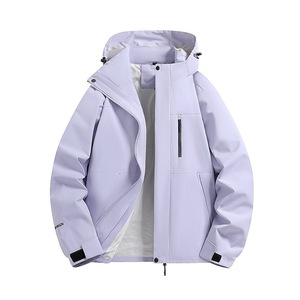 Chaqueta fina cortavientos para exteriores, unisex, de manga larga con capucha, para trabajo y senderismo - Product Image 1
