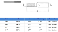 Ojal de mangas protectoras de acero inoxidable T316 para cuerda de alambre de 1/8 "Ideal para barandas de escaleras y cubiertas, aplicaciones de madera y metal