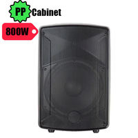 Enceinte PA active professionnelle 500W avec caisson en contreplaqué de bouleau, modes Bluetooth TWS et DSP pour groupes et DJ en direct