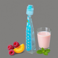 Pochettes d'emballage de boissons portables à impression personnalisée Sacs à bec verseur de qualité alimentaire Pochette transparente Bec anti-fuite