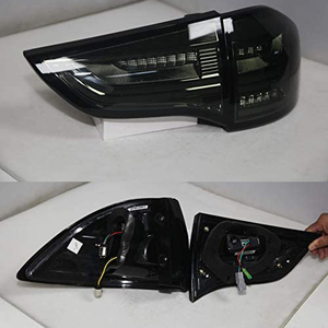 4-piezas LED luz trasera para Mitsubishi Pajero Sport Montero Sport <span class=keywords><strong>Nativa</strong></span> Pajero para LED trasera lámpara humo negro 2009-2014 - Product Image 3