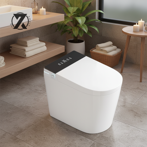 नए डिजाइन छोटे वॉल्यूम स्थान की बचत स्मार्ट शौचालय के साथ स्वचालित फ्लश और गर्म सीट शौचालय के साथ स्मार्ट शौचालय - Product Image 1